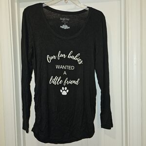 Long Sleeve Maternity Shirt Medium